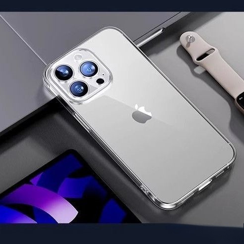 Carcasă pentru iPhone – Minimalistă, acrilic vopsit, oglindă, rezistentă la șocuri, anti-zgârieturi