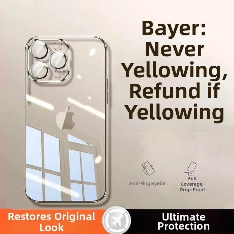 Carcasă pentru iPhone – Minimalistă, acrilic vopsit, oglindă, rezistentă la șocuri, anti-zgârieturi