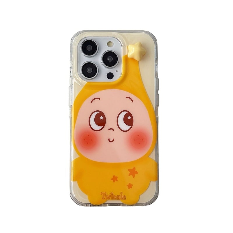 Peel husă moale pentru telefon Apple – anti-cadere, material gel moale, stil Japonia și Coreea de Sud, compatibil cu Apple