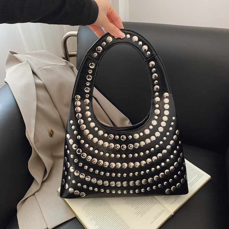 Damska Tote torba, street fashion stil, PU materijal, vodoravni kvadratni oblik, zatvarač, proljeće 2025
