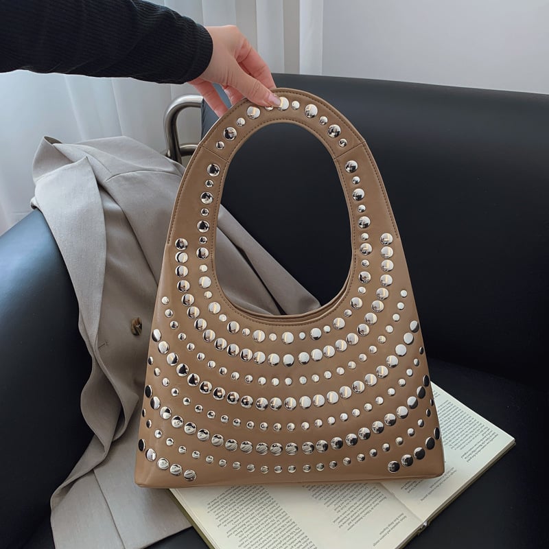 Damska Tote torba, street fashion stil, PU materijal, vodoravni kvadratni oblik, zatvarač, proljeće 2025