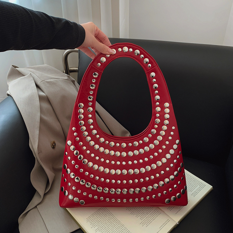 Damska Tote torba, street fashion stil, PU materijal, vodoravni kvadratni oblik, zatvarač, proljeće 2025