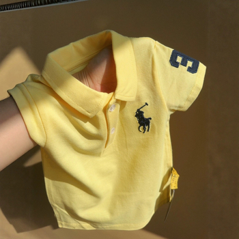 Polo majica od 100% pamuka s vezom, unisex, za dob 1–3 godina