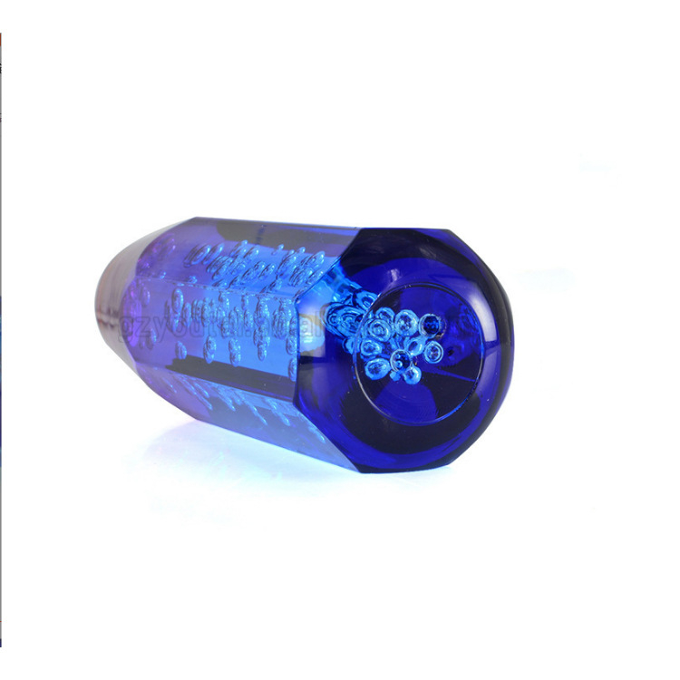 Ruiteng Akrilno Kristalna Glava Za Mjenjač, Osmerokutna Plošna Glava, Dugačka 15 cm, Model 35, Kompatibilna s Ručnim Mjenjačem