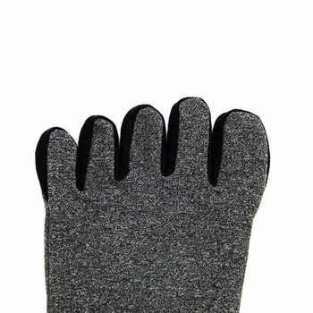 Čarape za jogu s pet prstiju, protuklizne, pamuk, jednobojne, unisex, za mlade 18–40 godina