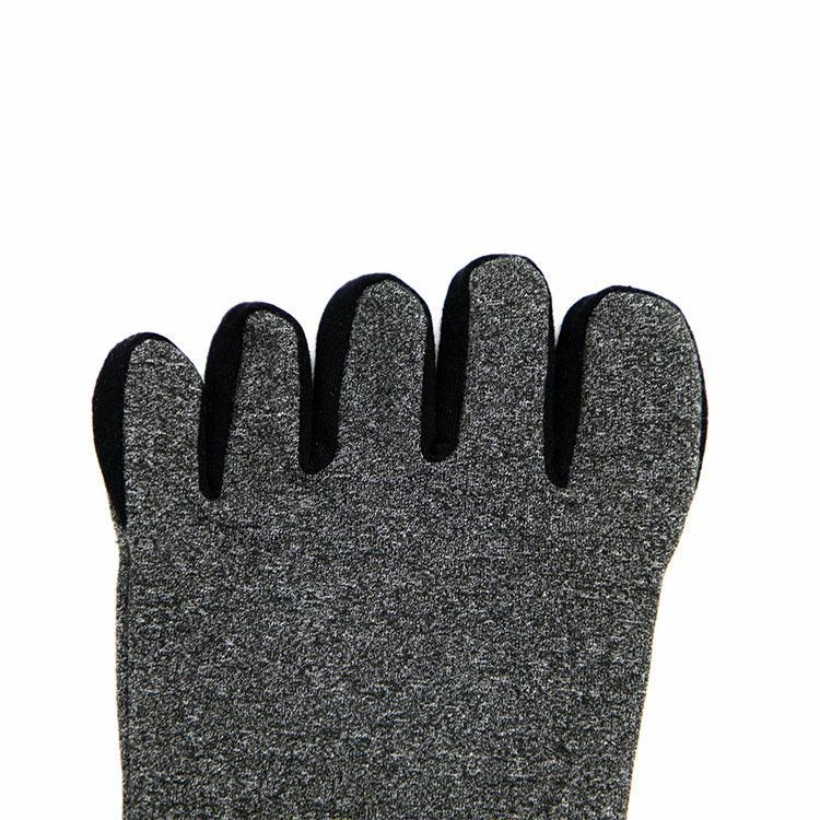 Čarape za jogu s pet prstiju, protuklizne, pamuk, jednobojne, unisex, za mlade 18–40 godina