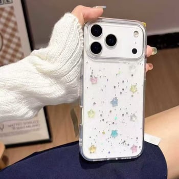 Husă iPhone 17 — 2 în 1, PC+TPU, Accent oglindă epoxidică, Protecție anti-cădere, Personalizabilă