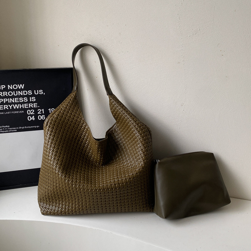 Ženska Tote torba, europsko-američki retro stil, PU materijal, magnetska kopča, unutarnja džep za telefon