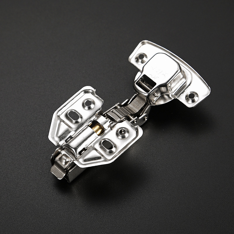 Γυαλισμένος μεντεσές από ανοξείδωτο χάλυβα για πόρτες ντουλάπας με αμορτισέρ, 304