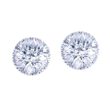 Moissanite λίθος – στρογγυλός, Imperial Κόψη, VVS Διαύγεια, τεχνητή προέλευση