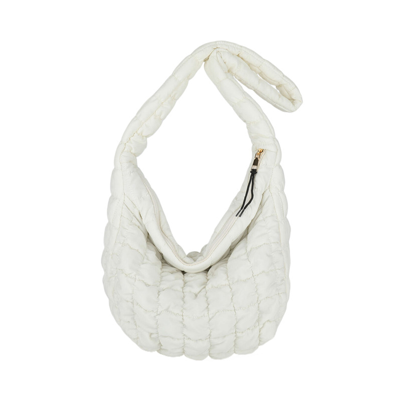 Nylon Tote torba sa zatvaračem, uspravni kvadratni oblik, jedna naramenica, unutarnja džep za telefon, proljetna sezona 2024