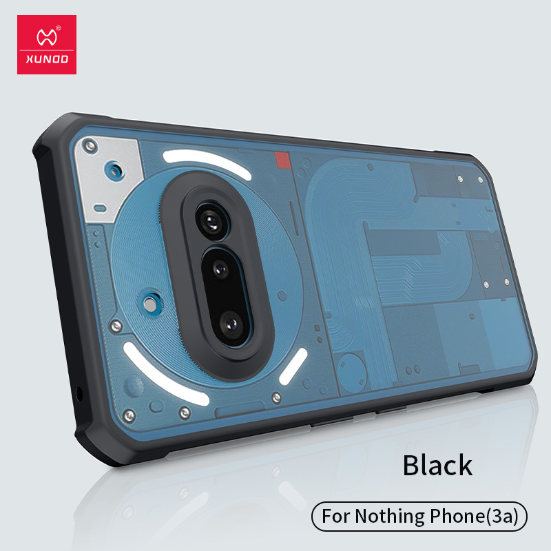 Carcasă pentru Nothing Phone 3A/3A Pro — antișoc, disipare termică, rezistență la uzură, decupaje precise pentru lentile, TPU+PC