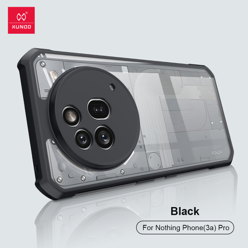 Carcasă pentru Nothing Phone 3A/3A Pro — antișoc, disipare termică, rezistență la uzură, decupaje precise pentru lentile, TPU+PC