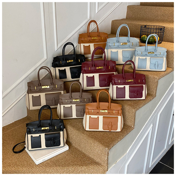 Crossbody torbica s urbanim minimalističkim stilom, PU materijal, horizontalni kvadratni oblik, otvor s poklopcem, džep za mobitel