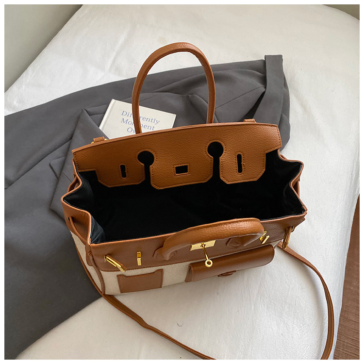 Crossbody torbica s urbanim minimalističkim stilom, PU materijal, horizontalni kvadratni oblik, otvor s poklopcem, džep za mobitel