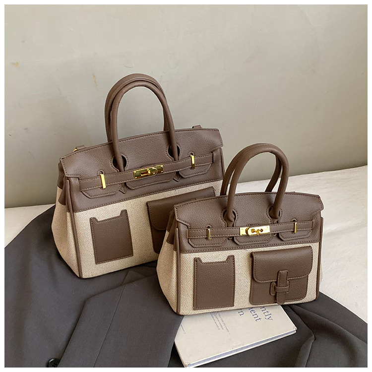 Crossbody torbica s urbanim minimalističkim stilom, PU materijal, horizontalni kvadratni oblik, otvor s poklopcem, džep za mobitel