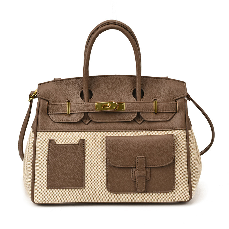 Crossbody torbica s urbanim minimalističkim stilom, PU materijal, horizontalni kvadratni oblik, otvor s poklopcem, džep za mobitel