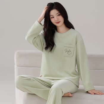 Pidžama set Island Velvet s kapuljom, ekstra debeli 301-350 g/m2, okrugli ovratnik
