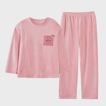 Pidžama set Island Velvet s kapuljom, ekstra debeli 301-350 g/m2, okrugli ovratnik
