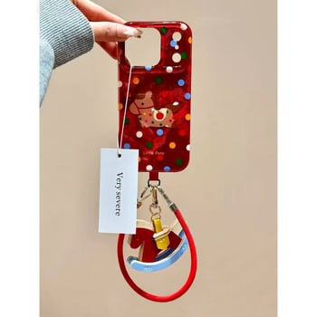 Șnur pentru telefon Chaohsi cu design ponei, silicon, finisaj mat, protecție anti-cădere, pentru iPhone