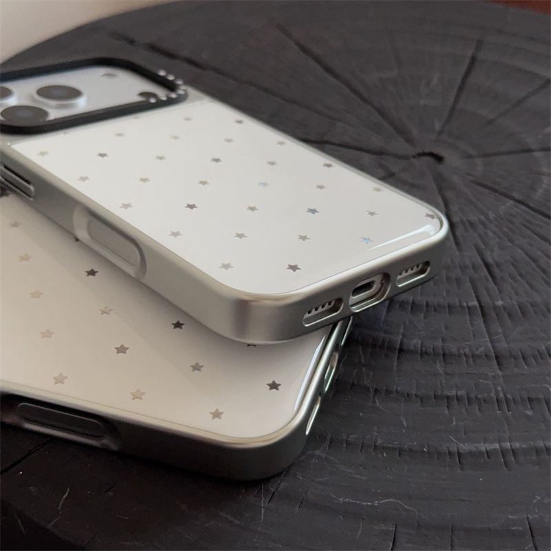 Kućište za telefon – akril, elektroplatinirano, otporno na padove, prilagodljivo, za iPhone 13/14/15/16/17 Pro/Max