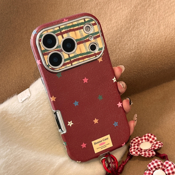 Pouzdro na telefón z umelej kože, maľovaná povrchová úprava, proti pádu, možnosť prispôsobenia, kompatibilné s radom iPhone 11–14 (Pro/Max)