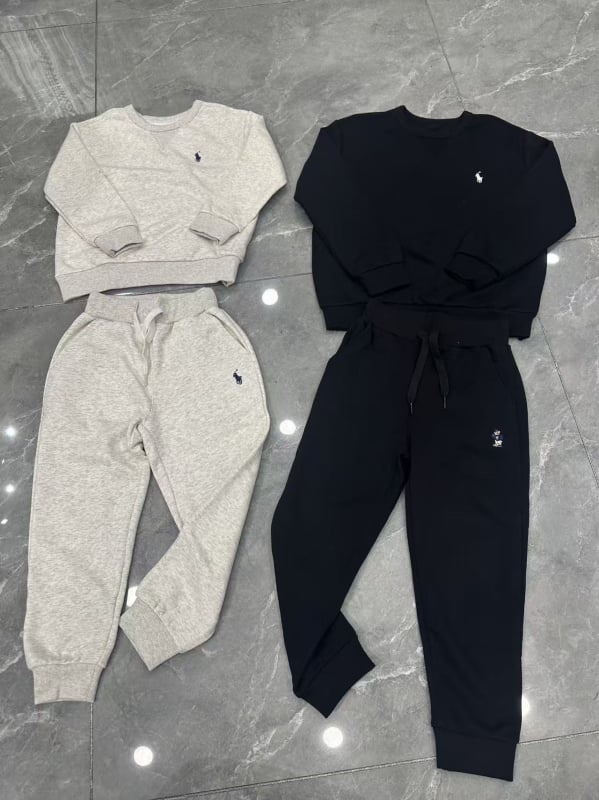 Σετ δύο τεμαχίων με μακριά μανίκια, unisex, πουλόβερ, μοτίβο πουά, πολυεστερικό ύφασμα, φθινόπωρο 2025