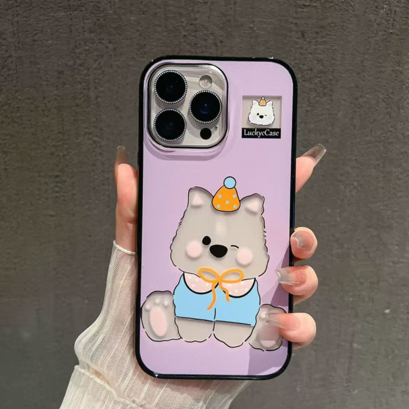 Slatka karikatura zaštitna futrola otporna na padove za iPhone 15/14/13