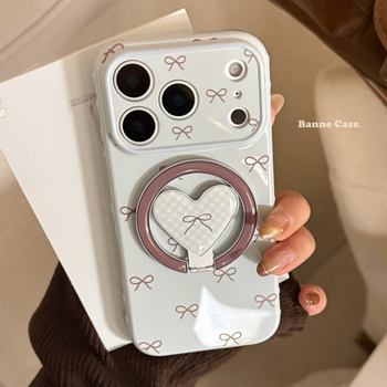 Θήκη τηλεφώνου από TPU με μαγνητική βάση – μαλακό περίβλημα, Bubble Heart Magnetic σχέδιο, συμβατή με iPhone 14 Pro Max, προστασία από πτώσεις, μάρκα Tower Below