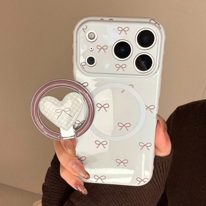 Θήκη τηλεφώνου από TPU με μαγνητική βάση – μαλακό περίβλημα, Bubble Heart Magnetic σχέδιο, συμβατή με iPhone 14 Pro Max, προστασία από πτώσεις, μάρκα Tower Below