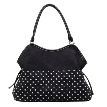 Κορεατικό ρετρό λεοπάρ σουέτ Τσάντα Tote με διπλές λαβές, κλείσιμο με φερμουάρ, εσωτερική τσέπη με φερμουάρ, οριζόντιο τετράγωνο σχήμα