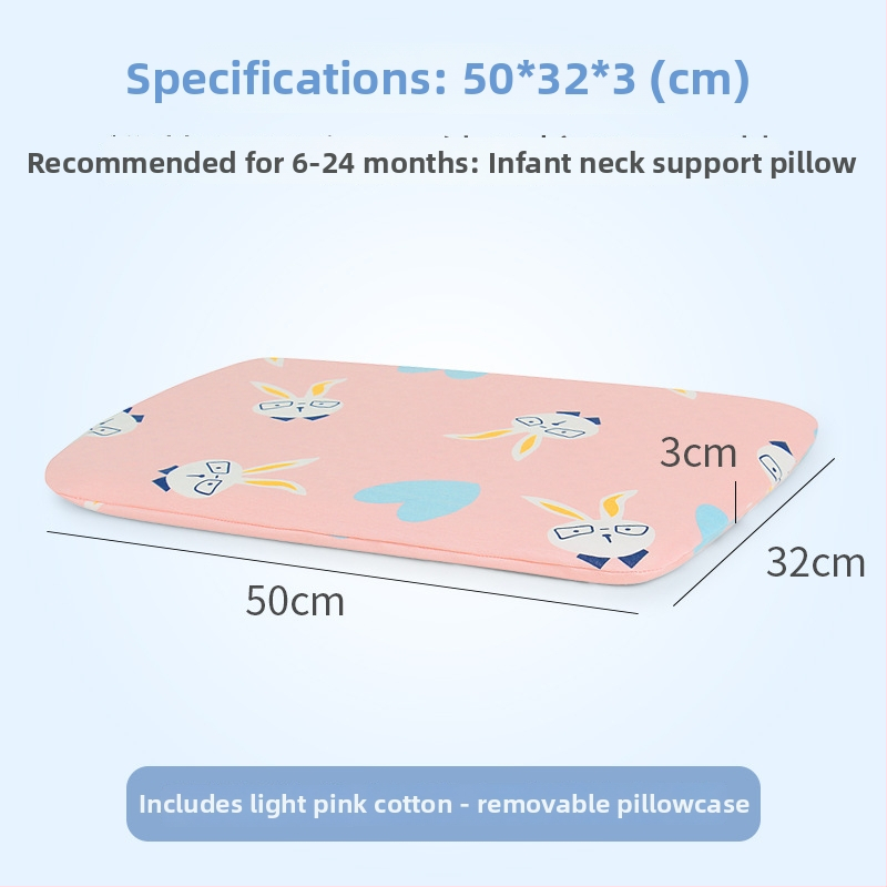 Детска възглавница от естествен латекс — покривка от 100% памук, форма извънземна, съдържание на латекс 90% или повече