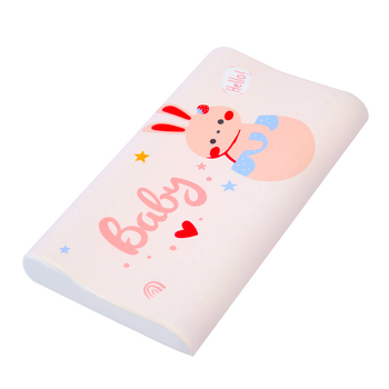 Детска латексова възглавница Kadoubei — естествен латекс, съдържание латекс повече от 90%, ядро: 100% памук, форма: правоъгълник