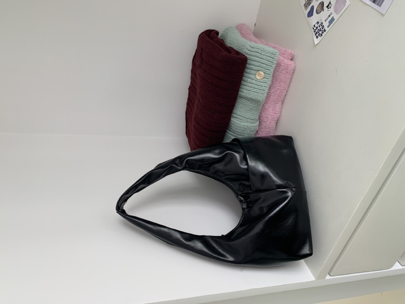 Ženska torbica za pazuh, PU materijal, Underarm stil, vertikalni kvadratni oblik, zatvarač, poliester podstava