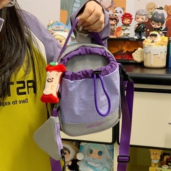 Lagana vanjska crossbody torba, vodootporna, s zatvaračem, džep za telefon i džep za bocu, unisex za planinarenje