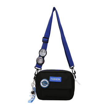 Nylon crossbody torba, ulični stil, zatvarač i džep za telefon