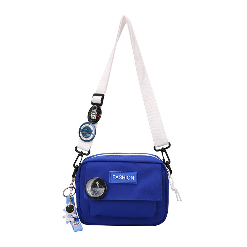 Nylon crossbody torba, ulični stil, zatvarač i džep za telefon