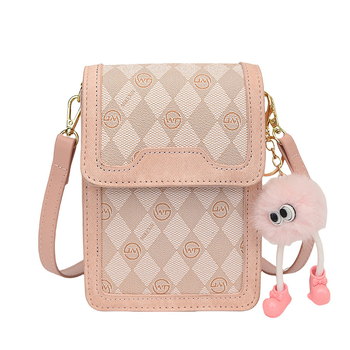PU crossbody mala kvadratna torbica - ulični stil, vertikalni kvadratni oblik, zatvaranje poklopcem, ID džep, jedna naramenica