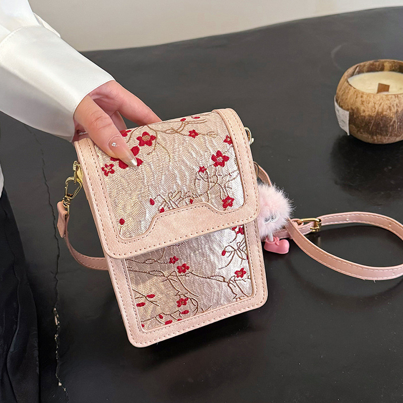 PU crossbody mala kvadratna torbica - ulični stil, vertikalni kvadratni oblik, zatvaranje poklopcem, ID džep, jedna naramenica