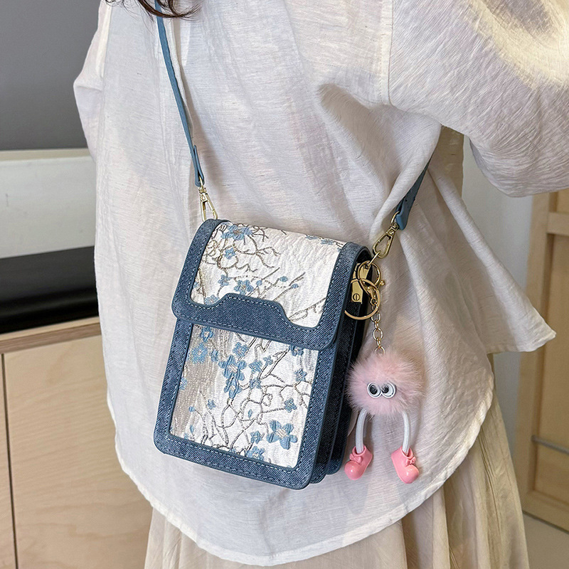 PU crossbody mala kvadratna torbica - ulični stil, vertikalni kvadratni oblik, zatvaranje poklopcem, ID džep, jedna naramenica