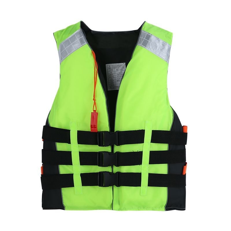 Ανδρικό επαγγελματικό φορητό γιλέκο σωτηρίας για ψάρεμα και κατάδυση, με παχύτερο Oxford ύφασμα και υψηλή πλευστότητα για βάρκες