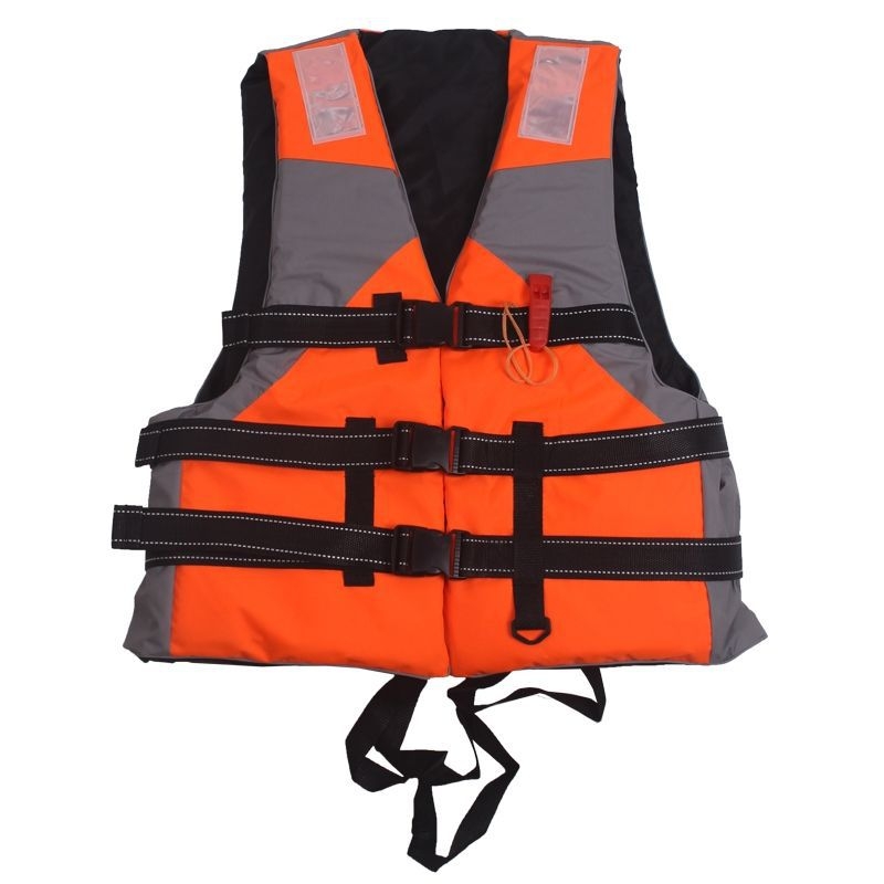 Ανδρικό επαγγελματικό φορητό γιλέκο σωτηρίας για ψάρεμα και κατάδυση, με παχύτερο Oxford ύφασμα και υψηλή πλευστότητα για βάρκες