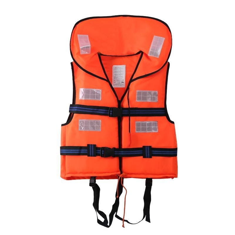 Ανδρικό επαγγελματικό φορητό γιλέκο σωτηρίας για ψάρεμα και κατάδυση, με παχύτερο Oxford ύφασμα και υψηλή πλευστότητα για βάρκες