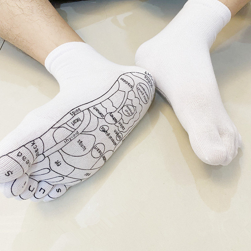 Pamut ötujjas zokni | Uniszex, 90–95% pamut, izzadság elnyelés, lábápolás, egyszálas kötés