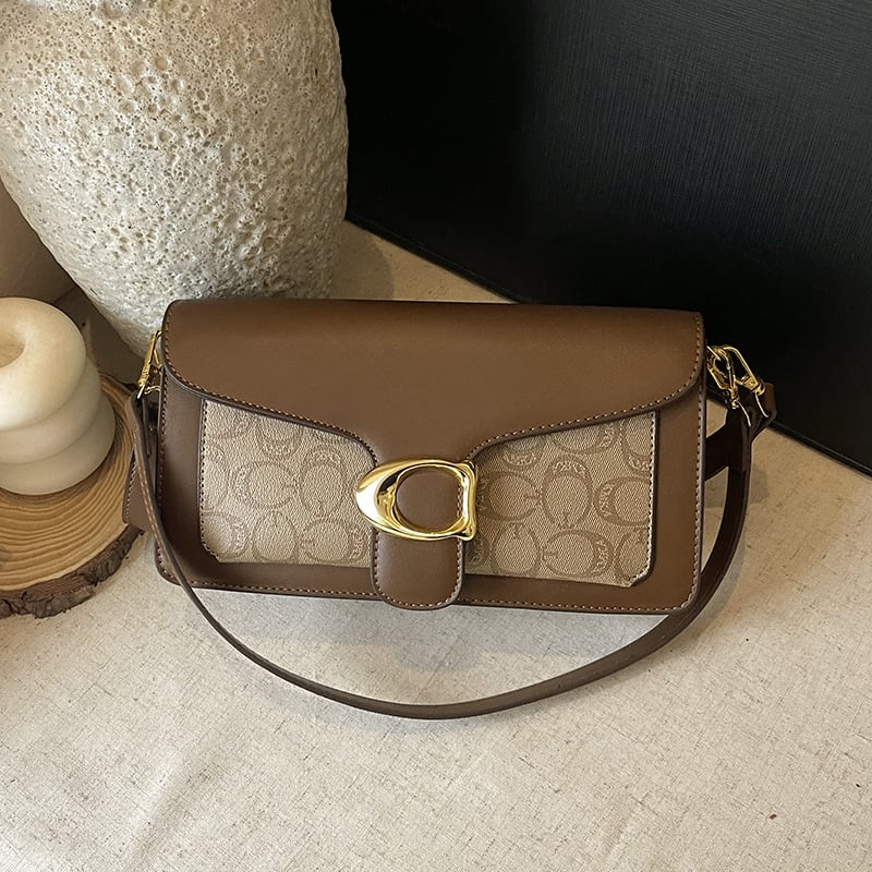 Underarm crossbody táska, PU bőr, vízszintes négyszögletes forma, mágneszár, ősz 2025