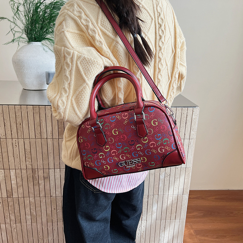 Crossbody torba – minimalistička PU, gradski stil, zatvarač, vodoravni kvadratni oblik, unutarnji džepovi za telefon i dokumente