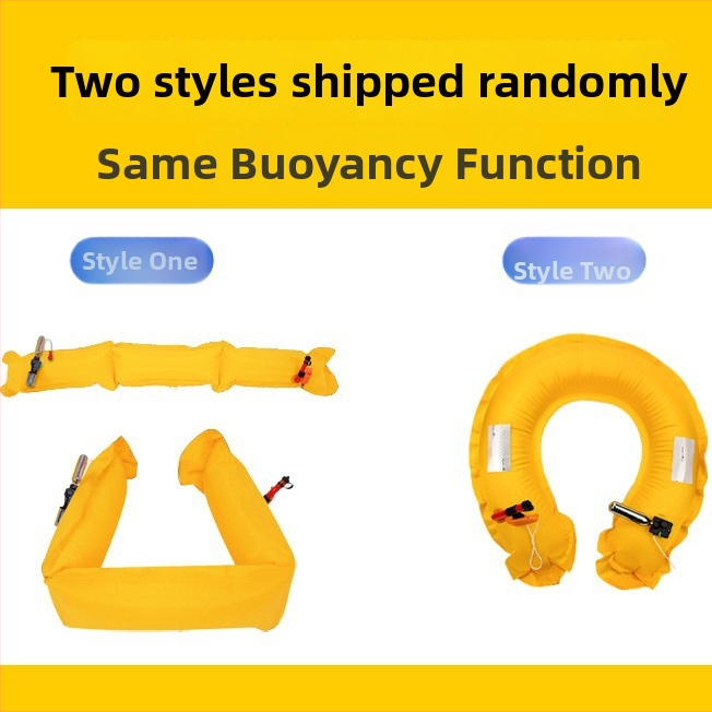 Αυτόματη Φουσκωτή Ζώνη Σωσίβιου με Μεγάλη Πλευστότητα – για Ψάρεμα, Φορητό Επείγον Σωσίβιο για Αυτοκίνητο/Πλοίο, Μοντέλο JHJSYD-JDK, Με δυνατότητα Προσαρμογής