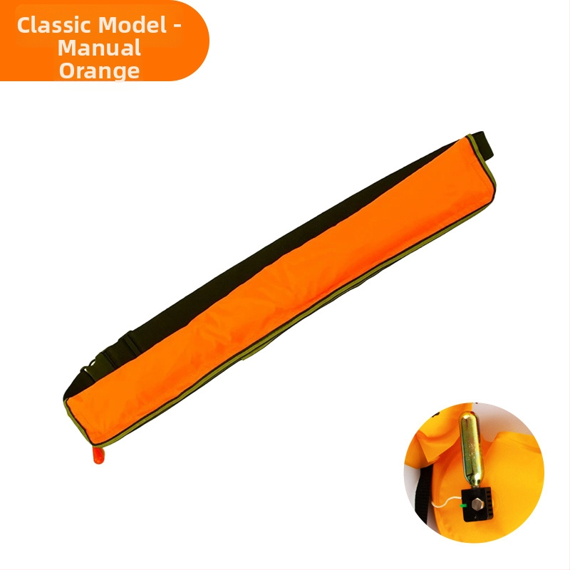 Αυτόματη Φουσκωτή Ζώνη Σωσίβιου με Μεγάλη Πλευστότητα – για Ψάρεμα, Φορητό Επείγον Σωσίβιο για Αυτοκίνητο/Πλοίο, Μοντέλο JHJSYD-JDK, Με δυνατότητα Προσαρμογής