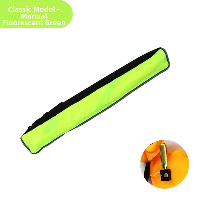 Αυτόματη Φουσκωτή Ζώνη Σωσίβιου με Μεγάλη Πλευστότητα – για Ψάρεμα, Φορητό Επείγον Σωσίβιο για Αυτοκίνητο/Πλοίο, Μοντέλο JHJSYD-JDK, Με δυνατότητα Προσαρμογής