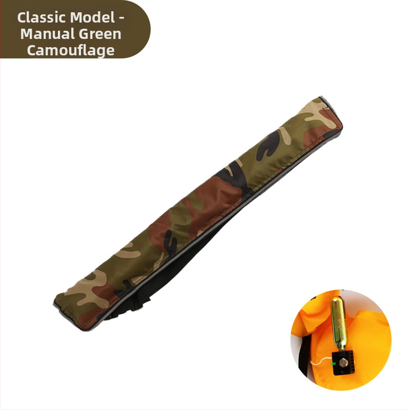 Αυτόματη Φουσκωτή Ζώνη Σωσίβιου με Μεγάλη Πλευστότητα – για Ψάρεμα, Φορητό Επείγον Σωσίβιο για Αυτοκίνητο/Πλοίο, Μοντέλο JHJSYD-JDK, Με δυνατότητα Προσαρμογής